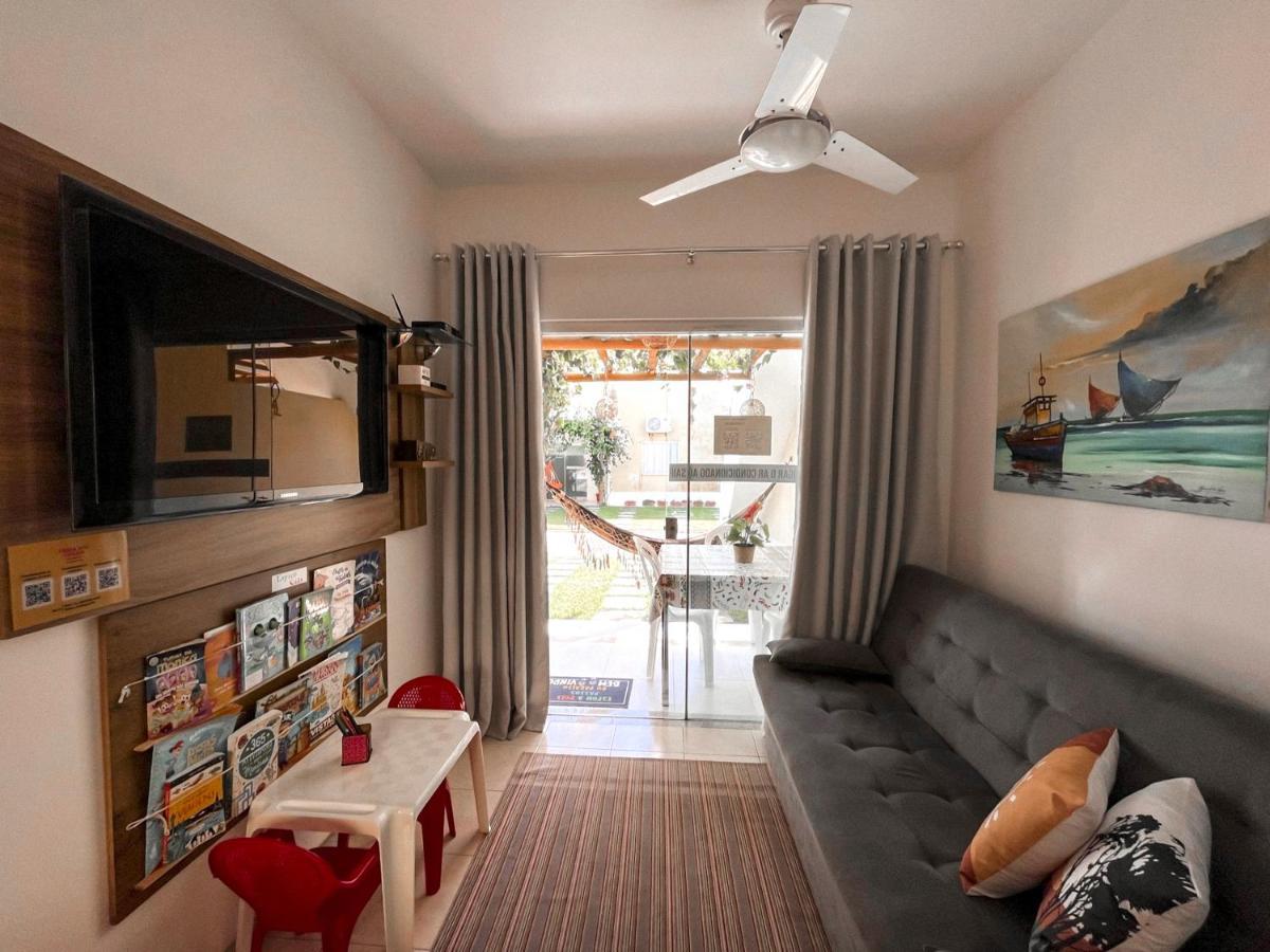 Promocao No Pedacinho Do Paraiso - Cond Praia Dos Corais - 200M Praias C Vermelha E Muta, Prox Cabana Dos Corais - Apto Terreo, 2 Quartos Com Ar-Condicionado, Area Gourmet Com Churrasqueira, Cozinha Completa, Wi-Fi 200 Mbps Lägenhet Porto Seguro Exteriör bild